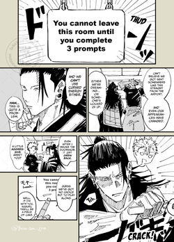[Yuzuki] The Room You Can’t Leave Until You Complete 3 Prompts – Jujutsu Kaisen dj [Eng] page 2