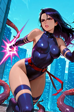 Psylocke vs Shuma Gorath (with reality stone) page 2
