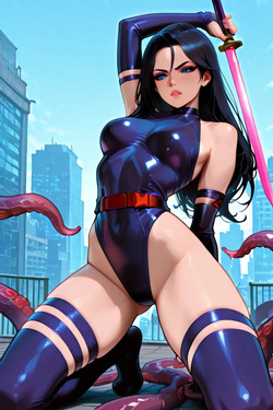 Psylocke vs Shuma Gorath (with reality stone) page 7