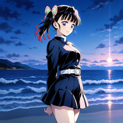 (Patreon - WaifuRain) Kanao Tsuyuri From Kimetsu No Yaiba - Tentacles Opening [AI Generated] page 3