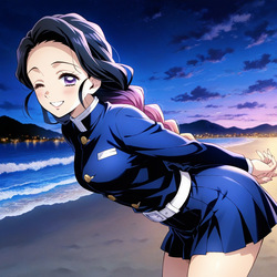 (Patreon - WaifuRain) Kanao Tsuyuri From Kimetsu No Yaiba - Tentacles Opening [AI Generated] page 5
