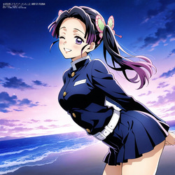 (Patreon - WaifuRain) Kanao Tsuyuri From Kimetsu No Yaiba - Tentacles Opening [AI Generated] page 7