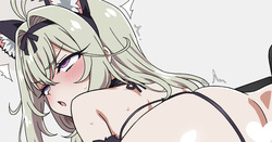 [ome] 森亜るるか 猫耳紐ビキニ アナルゼリー排泄 (名探偵プリキュア!) page 1