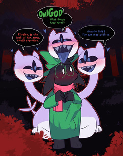 [Crushpepper] Ralsei x Clover page 2
