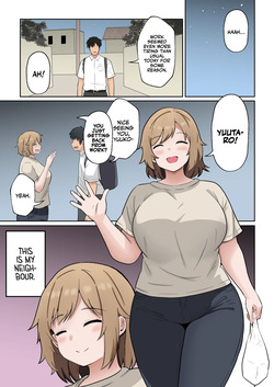 [Ampullaria] Apart no Otonari-san ga Yarasete Kureru Hanashi My Nextdoor Neighbor Let Me Fuck Her [English] [Colorized] page 2