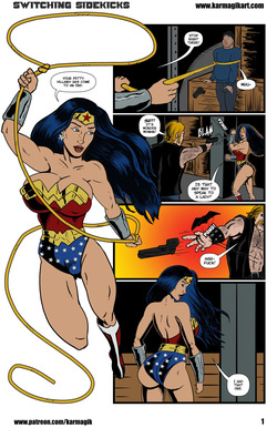 [Karmagik] Switching Sidekicks (Wonder Woman) page 1