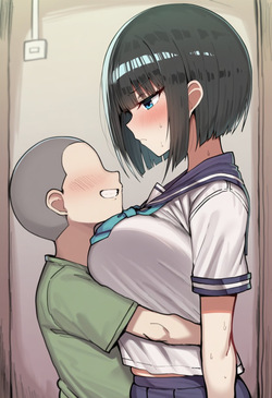 [gumiii] Pervert Brat vs. Black-Haired Bob-cut Girl ② [AI Generated] page 7