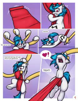 [KRD (KinkyRainbowDash)] Vinyl Scratch and the Loincloth Fox's Balloon Room page 2