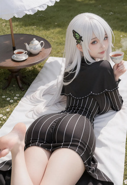 [Kzkzy] Echidna Cosplay [AI Generated] page 8