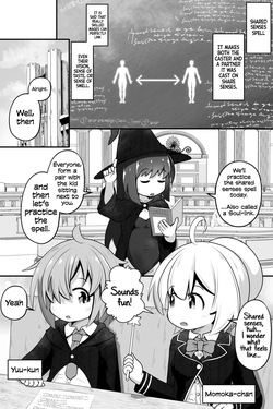 [Ecchi Ecchi Daifuku (Neko Daifuku)] Mahoutsukai no Shounen Shoujo ga Kankaku Kyouyuu Mahou tsukatte Ecchi suru Ohanashi | A Story About a Mage-Student Girl and Boy Using a Shared Senses Spell and Lewding Together [English] [Tabunne Scans] page 2