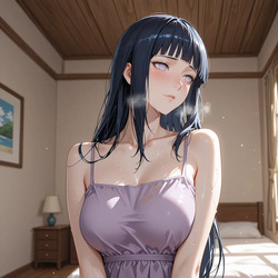 [HermesArt] Hinata Hyuga - Home Alone (Naruto) [AI Generated] [Preview] page 3