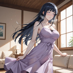 [HermesArt] Hinata Hyuga - Home Alone (Naruto) [AI Generated] [Preview] page 5