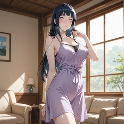 [HermesArt] Hinata Hyuga - Home Alone (Naruto) [AI Generated] [Preview] page 8