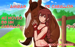 [pink-noise (Mizuiro Megane)] Horse Friend 〜Watashi no Kareshi wa Ouma-san｜Mi novio es un caballo {Spanish} {EbisuTraslade - Winder} page 1