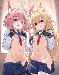 [milkshake] ちっぱい小隊 (ブルーアーカイブ) [Decensored] page 2