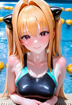 [Elizasrain]Yami x Yuuki Rito (BWC) - Pool[AI GENERATED] page 2