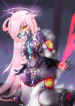 [Angelus](碧蓝档案)小鸟游星野抵抗着使她转化为PMC士兵的触手服 page 9