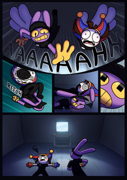 [PurpleFlame] Team Training / Командная тренировка (The Amazing Digital Circus) page 2