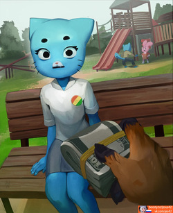 [Matchattea] Night Shifts (The Amazing World of Gumball) [RUSSIAN] [Jesus42] page 1