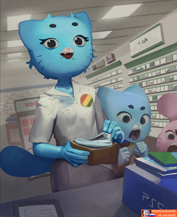 [Matchattea] Night Shifts (The Amazing World of Gumball) [RUSSIAN] [Jesus42] page 2