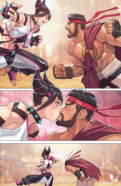 [CirenK] Juri &amp; Ryu (Street Fighter 6) page 7