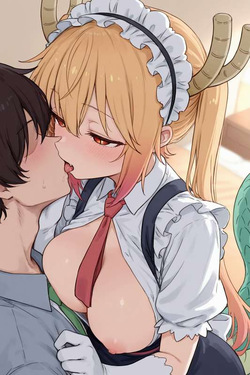 Kobayashi-san Chi no Maid Dragon-Tohru [Noriko][AI Generated] page 6