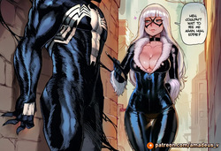 [Amadeus V] The Feline's Surrender (Venom x Black Cat) [English] [Full Comic] [AI Generated] page 2