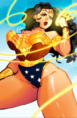 [StrayAfterDark] Wonder Woman comics page 1