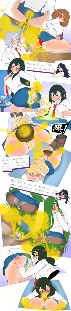 [Lazei] MHA Girls Farting on a Tiny Toga page 3