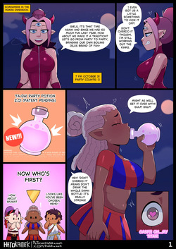 [HatoKameK] Girls at a Halloween Party 2 (The Owl House) (Ongoing) page 2