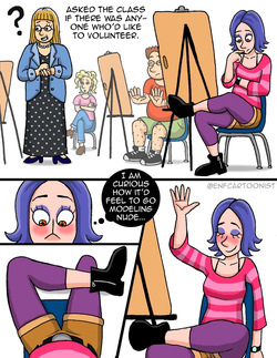 [ENFcartoonist] Ella in "Posing Nude" page 4