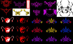 Lewd crests (a.k.a. "womb tattoos") of Touhou Project characters, designed by "Azoth_the_Devil" page 1