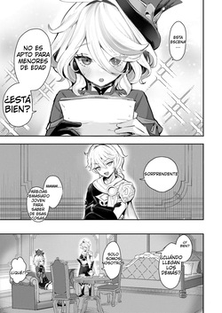 (C104) [GlowMercury (Sukoyakagumi)] Otona no Tetosia - The Tabletop Troupe for adults only (Genshin Impact) [Spanish] [ProxyScanX] [Digital] page 3