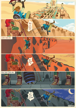 [GekkoNSFW] Sneaking into the Forbidden Town ch.1 (shaved version) (TLOZ: Breath of the Wild) page 2