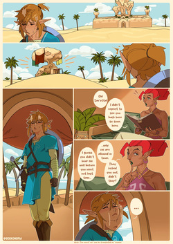 [GekkoNSFW] Sneaking into the Forbidden Town ch.1 (shaved version) (TLOZ: Breath of the Wild) page 3