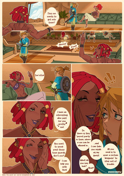 [GekkoNSFW] Sneaking into the Forbidden Town ch.1 (shaved version) (TLOZ: Breath of the Wild) page 4