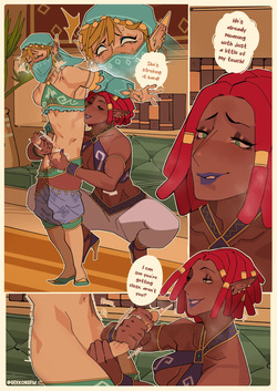 [GekkoNSFW] Sneaking into the Forbidden Town ch.1 (shaved version) (TLOZ: Breath of the Wild) page 8
