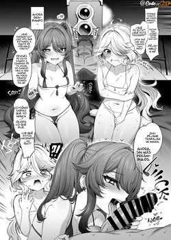 [Tottoko Starou (Mda Starou)] Furina Hu Tao Ninkatsu Kiroku | El vídeo sexual de Hu Tao y Furina para tener un bebé (Genshin Impact) [Spanish] [CodeArcTraducciones] [Digital] page 3